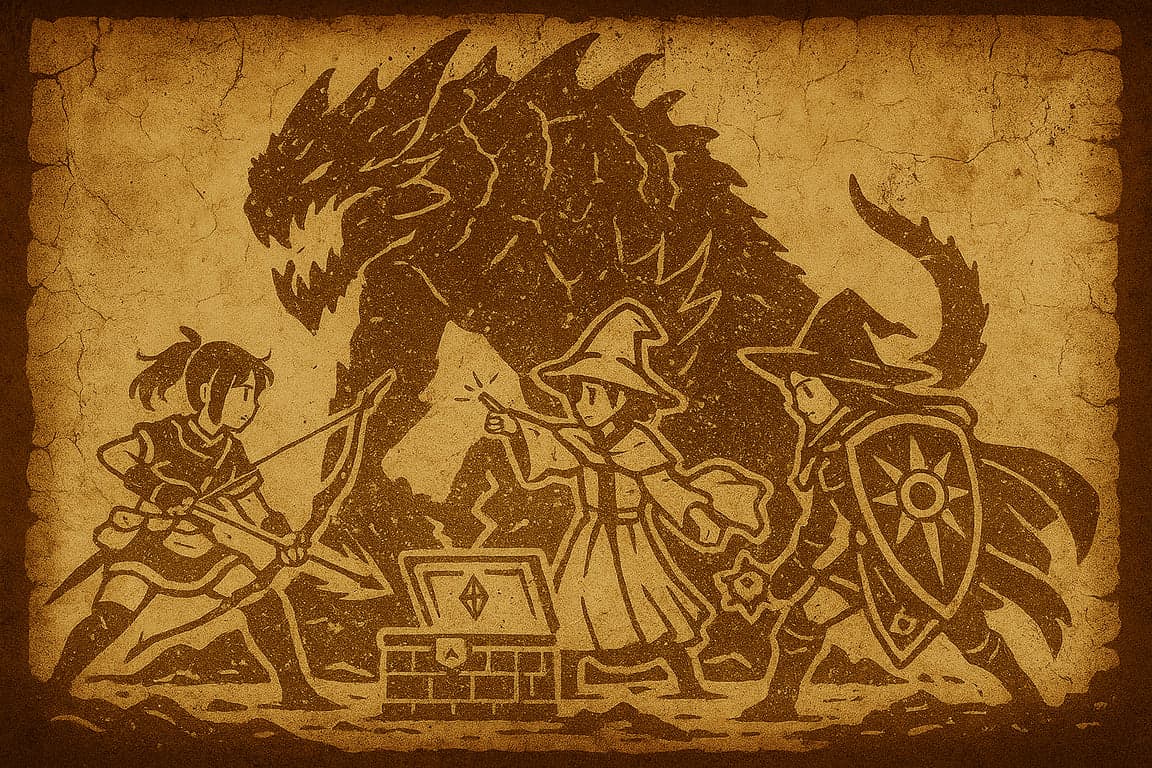 Tamers facing a world boss